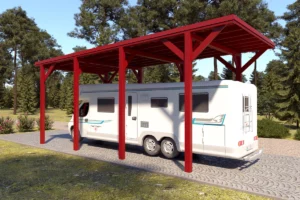Wohnmobil-Carport Ralf 32m²